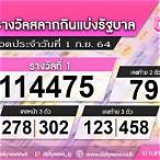 ตรวจลอตเตอรี่1กันยายน2564